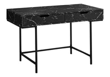 Load image into Gallery viewer, Computer Desk For Home Office, Storage Drawers, Marble Look Contemporary &amp; Modern
