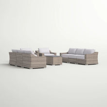Load image into Gallery viewer, Stylish Sofa Seating Group With Cushions Perfect For Outdoor Gatherings
