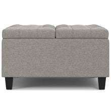 Load image into Gallery viewer, Harrison - Upholstered Coffee Table Storage Ottoman
