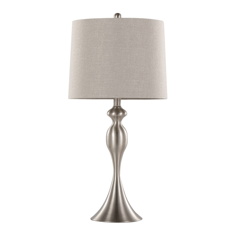 Ashland - Table Lamp (Set of 2) - Gray - Linen