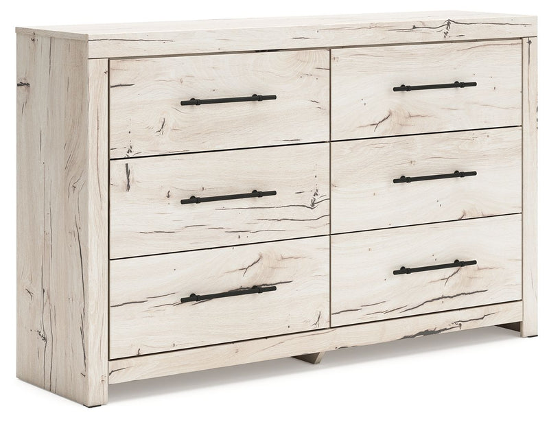 Lawroy - Six Drawer Dresser - Light Natural