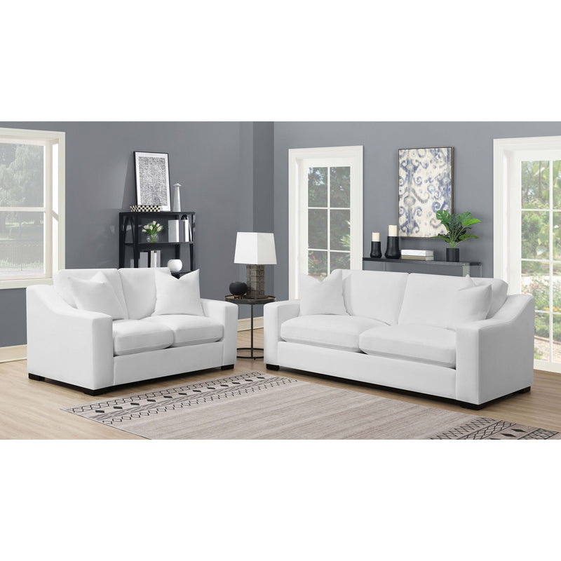 Chelan - Upholstered Track Arm Sofa Set With Curved Arms