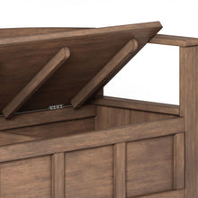 Load image into Gallery viewer, Adams - Entryway Storage Bench - Rustic Natural Aged Brown
