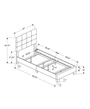Load image into Gallery viewer, Bed, Upholstered, Frame Only, Transitional

