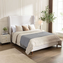 Load image into Gallery viewer, Harper - Tall Headboard Upholstered Bed / High Headboard / Elegant Simplicity / No Box Spring Needed
