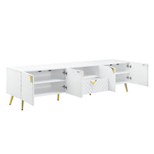 Load image into Gallery viewer, Gaines - High Gloss TV Stand - White
