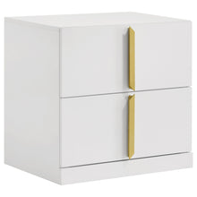 Load image into Gallery viewer, Lauryn - 2 Drawer Nightstand - Gloss White
