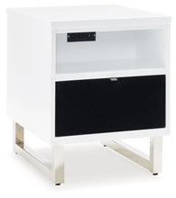 Load image into Gallery viewer, Gardoni - Chair Side End Table - White / Black

