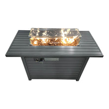 Load image into Gallery viewer, Propane Fire Pit Table With Lid - Gray
