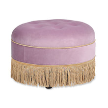 Load image into Gallery viewer, Yolanda - Round Upholstered Accent Ottoman
