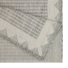 Load image into Gallery viewer, Sunshine - 2'7" X 7'3" Indoor, Outdoor Area Rug, Polypropylene - Silver
