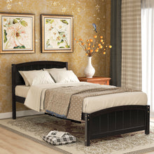Load image into Gallery viewer, Platform Bed &amp; Headboard, Footboard And Wood Slat Support
