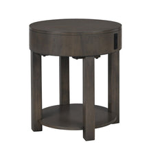 Load image into Gallery viewer, Jonah - MDF End Table With USB Ports - Light Brown

