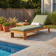 Load image into Gallery viewer, Outdoor Chaise Lounge With 5 Position Adjustable Backrest
