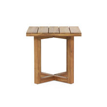 Load image into Gallery viewer, Ella - Square Side Table With Cross Stretcher Base
