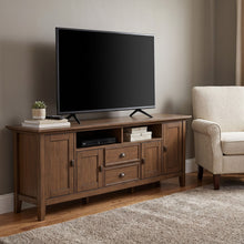 Load image into Gallery viewer, Redmond - TV Media Stand - Rustic Natural Aged Brown
