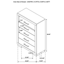 Load image into Gallery viewer, Polk - 5 Drawer Bedroom Chest
