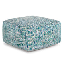 Load image into Gallery viewer, Nate - Handcrafted Square Pouf
