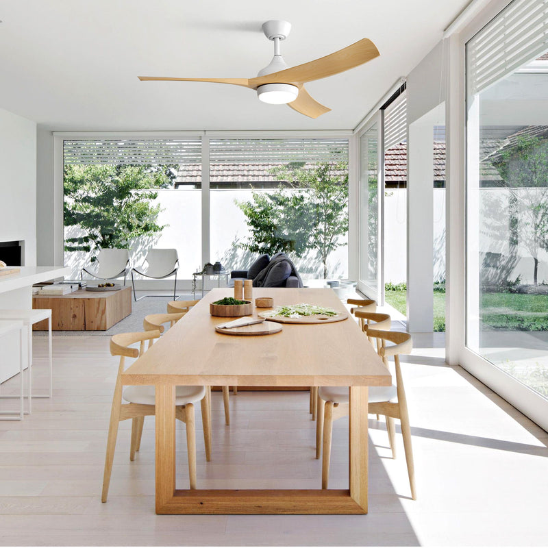 52" Ceiling Fan With 18W LED Light And Remote Control