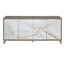 Load image into Gallery viewer, Paavan - Console Cabinet - White / ChampagneChampagne
