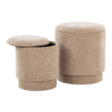 Load image into Gallery viewer, Marla - Upholste Contemporary Ottoman Set
