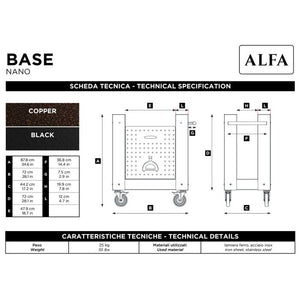 Alfa One/Nano Outdoor Oven BASE