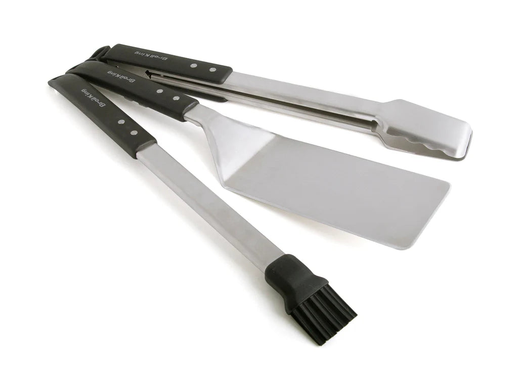 Broil King 64103 Stainless Steel Imperial Grill Tool Set, 3 pc