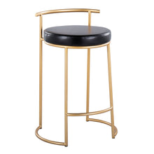 Load image into Gallery viewer, Fuji - Round Contemporary Fixed Height Counter Stool (Set of 2)
