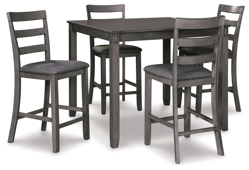 Bridson - Square Counter TBL Set (Set of 5) - Gray