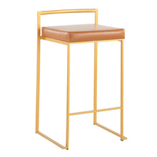Load image into Gallery viewer, Fuji - Contemporary / Glam Design Counter Stool (Set of 2)
