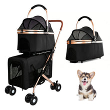 Load image into Gallery viewer, Double Pet Stroller For Dogs And Cats
