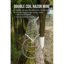Load image into Gallery viewer, Galvanized V-Bracket For Razor Wire Extension Fence Support 1 Pair - Silver
