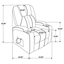 Load image into Gallery viewer, Power Lift Massage Recliner With Heat And Remote Control
