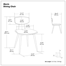 Load image into Gallery viewer, Mavis - Upholstered Dining Chair (Set of 2)
