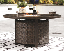 Load image into Gallery viewer, Paradise Trail - Round Fire Pit Table - Medium Brown
