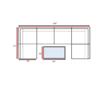 Load image into Gallery viewer, Comfortable Modern Patio Rattan Sectional Set With Cushions
