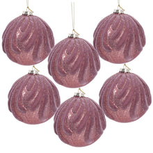 Load image into Gallery viewer, Decorative Hanging Ball Christmas Tree Ornaments For Holiday Party Decorations (Set of 6)
