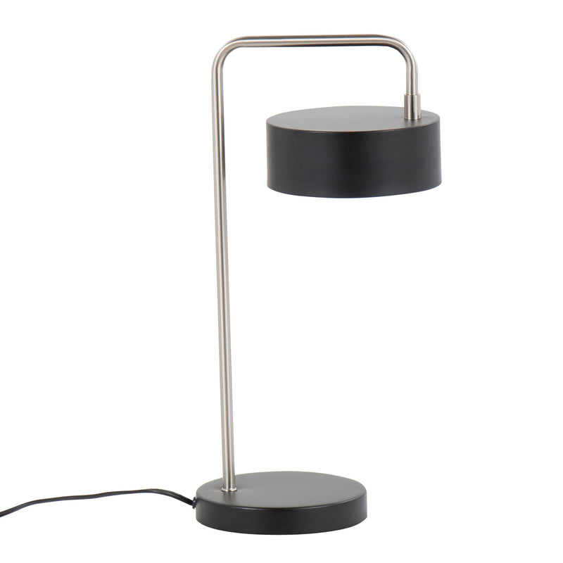 Puck - Contemporary Table Lamp - Nickel