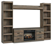 Load image into Gallery viewer, Trinell - 4-Piece Entertainment Center With 60" TV Stand
