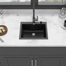 Load image into Gallery viewer, Quartz Kitchen Sink, Granite Composite, Drop In Sink With Durable Design

