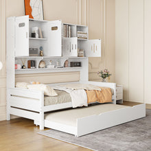 Load image into Gallery viewer, Daybed &amp; All-In-One Cabinet And Shelf
