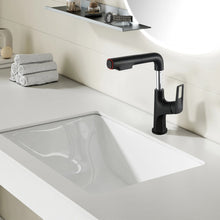 Load image into Gallery viewer, Pull Down Vessel Faucet With Lift Spout &amp; Dual Spray Modes
