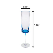Load image into Gallery viewer, Oval Halo - Acrylic Champagne Flutes (Set of 4)
