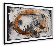 Load image into Gallery viewer, Clefting - Wall Art - Black / Caramel / Tan
