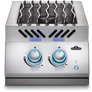 Napoleon-Built-In 700 Series Inline Dual Range Top Burner with Stainless Steel Cover