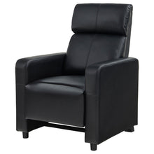 Load image into Gallery viewer, Push Back Recliner - Black
