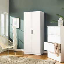 Load image into Gallery viewer, Viviane - Closet With Hanging Bars And 5 Shelves - White
