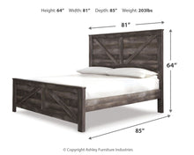 Load image into Gallery viewer, Wynnlow - Crossbuck Panel Bed
