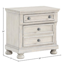 Load image into Gallery viewer, Nightstand Two Storage Drawers
