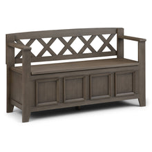 Load image into Gallery viewer, Amherst - Handcrafted Entryway Storage Bench
